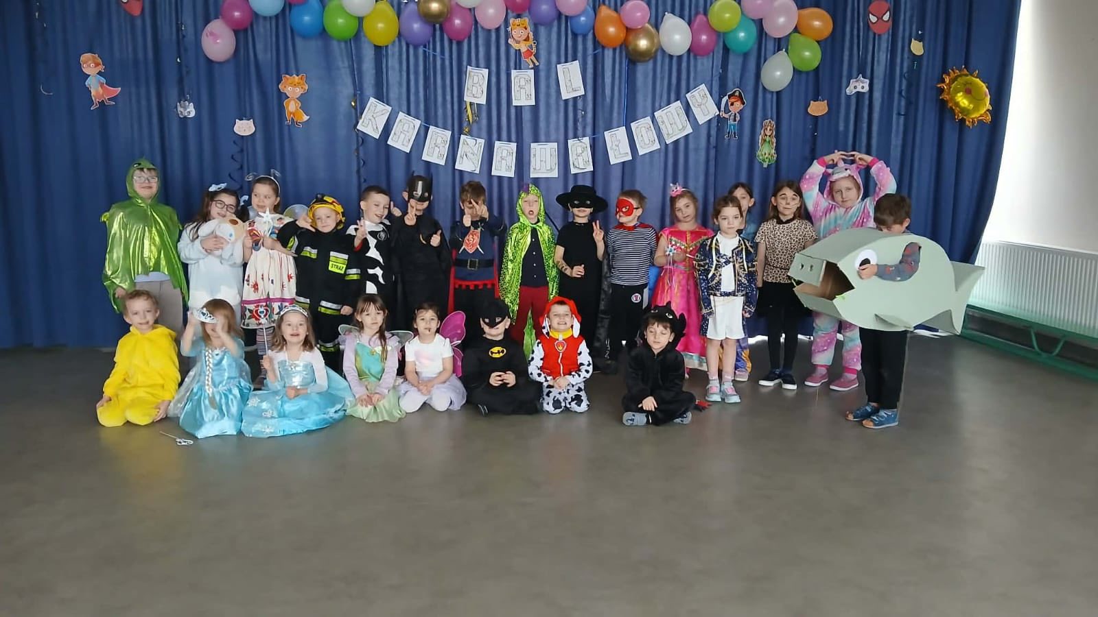 Bal w oddziałach przedszkolnych w Modlniczce