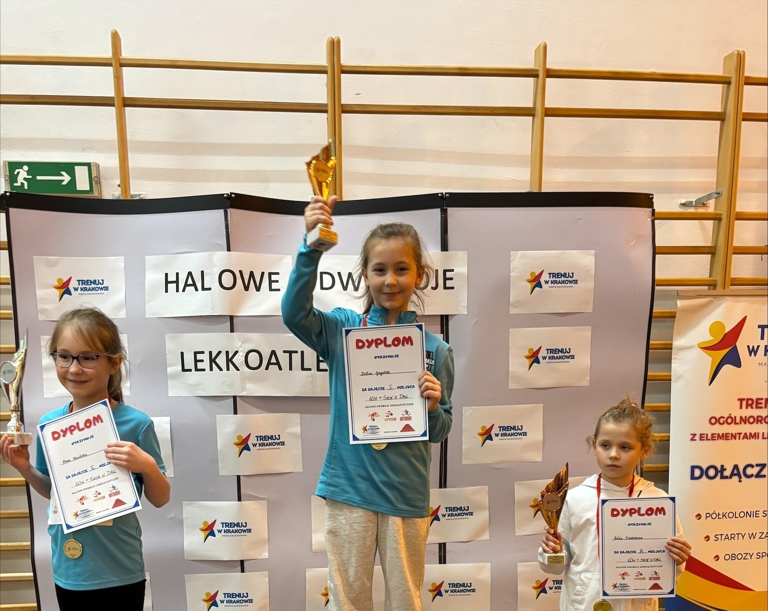 I miejsce w Halowych Dwubojach Lekkoatletycznych